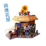 3D DIY Puzzle Castle Assembling Model Cartoon House Paper Toy